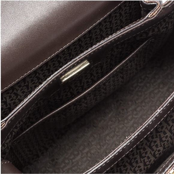 Authentic AIGNER Brown Signature Coated Canvas Genoveva Top Handle Bag - Picture 10 of 10